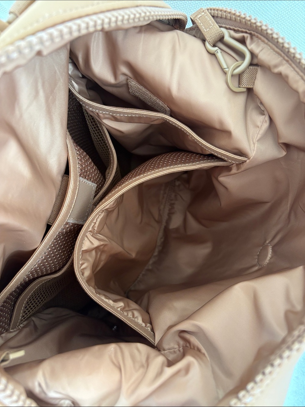 Dagne Dover Brown Tan Backpack Diaper Bag - Picture 9 of 16